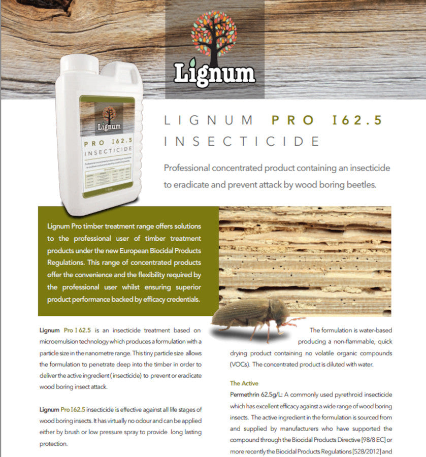 Lignum Timber Treatment  Pro I62.5 Insecticide