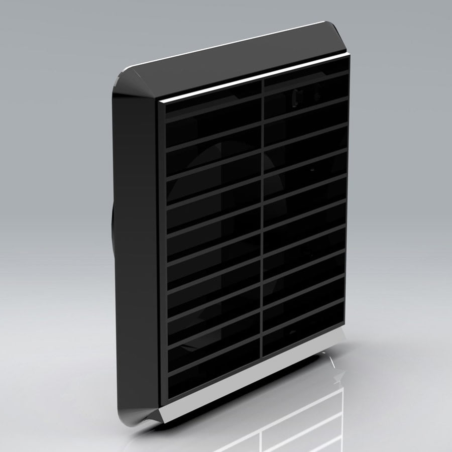 Louvred Grille With Flyscreen 125mm