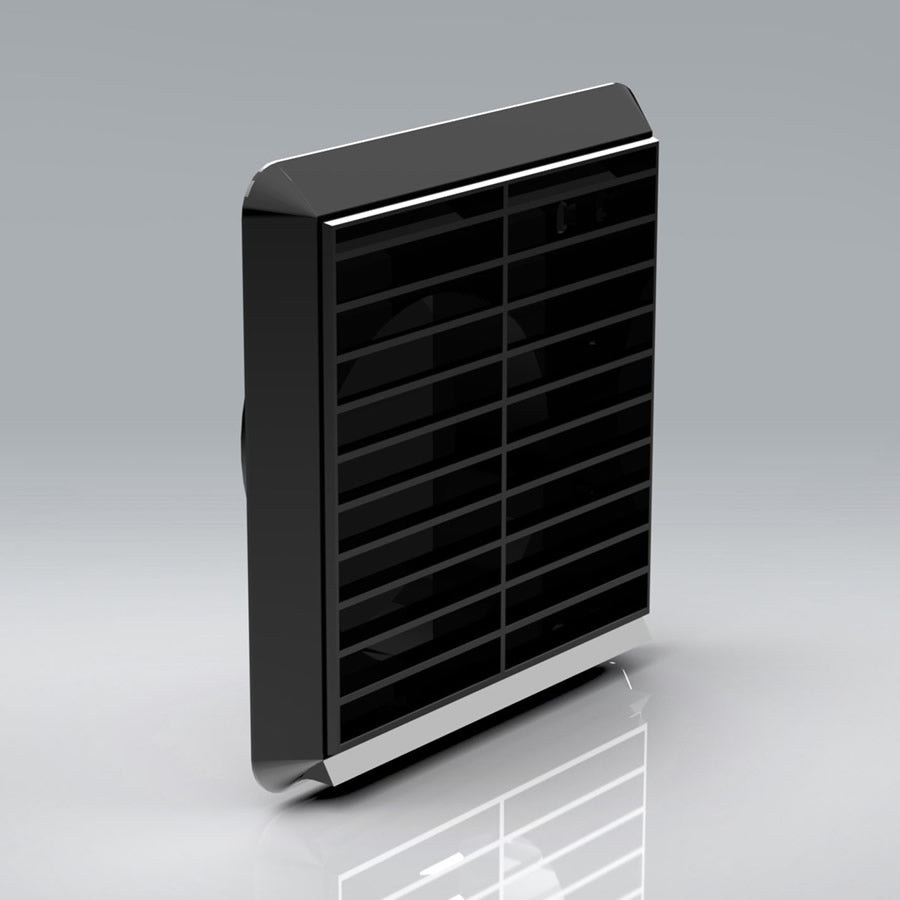 Louvred Grille With Flyscreen 100mm