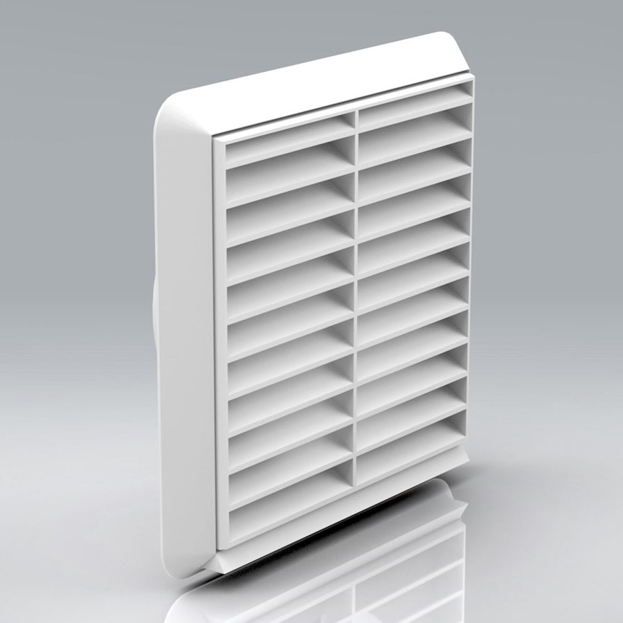 Louvred Grille With Flyscreen 125mm