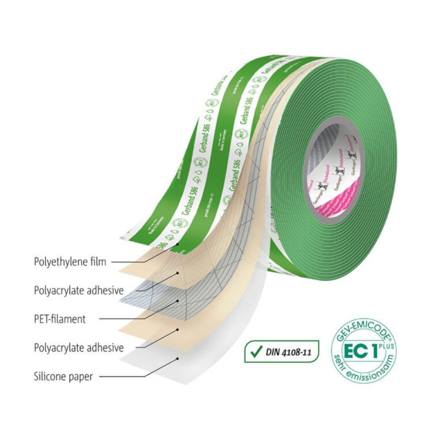 Gerband 586 Airtightness Tape 60mm x 25m