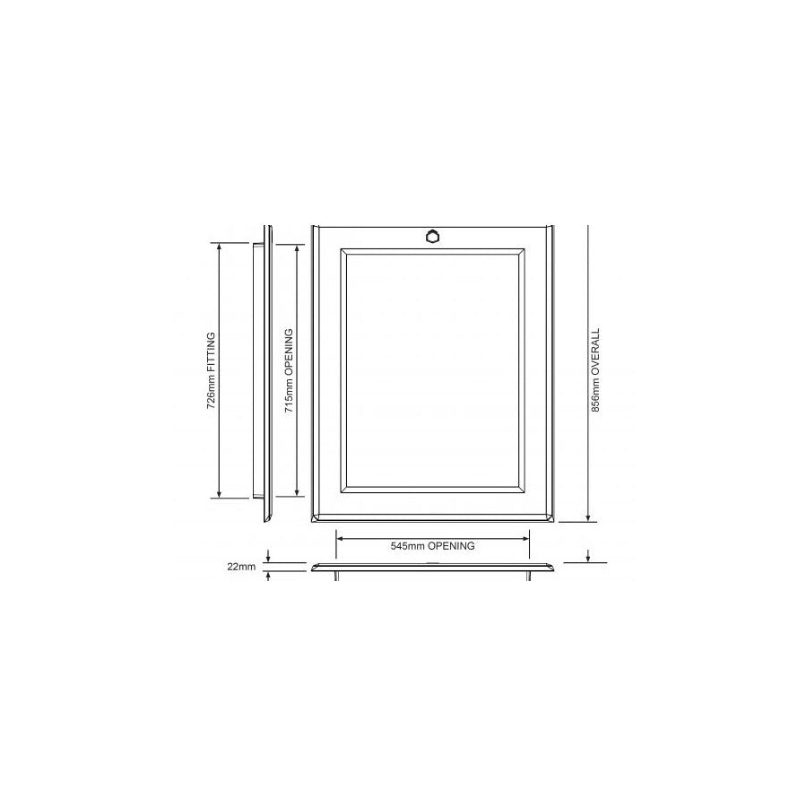 Manthorpe Drop Down Loft Door GL250