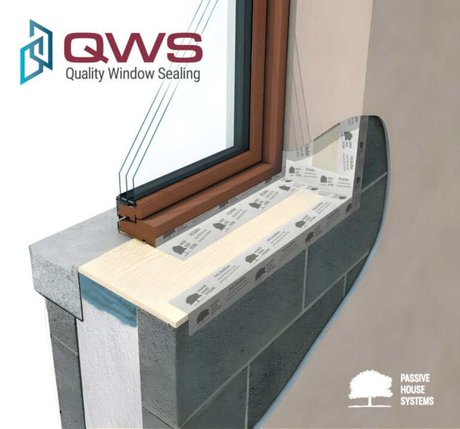 Passive Housing Systems Modbau Window Tape- 85/15 - 100mm x 25m