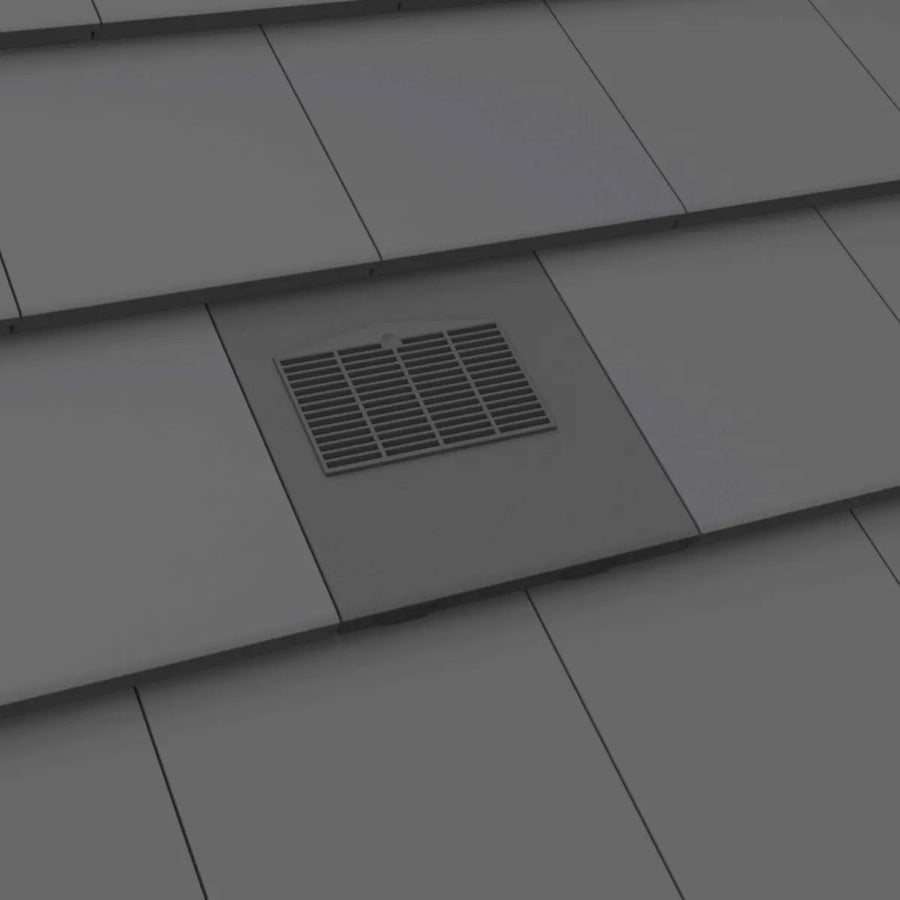 Manthorpe Thin Leading Edge Tile Ventilator Box of  1/4  Black