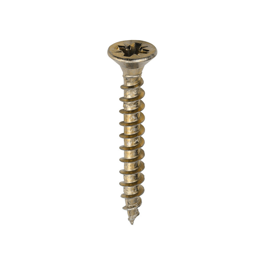 Timco 4.0 x 30 - Solo Chipboard & Woodscrews PZ2 Double Countersunk